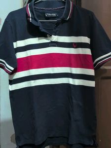 Allen Solly Striped Polo Shirt