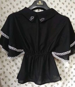 Butterfly Snitched Top