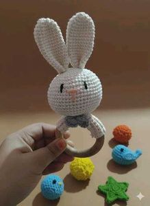 Bunny Rattle Toy