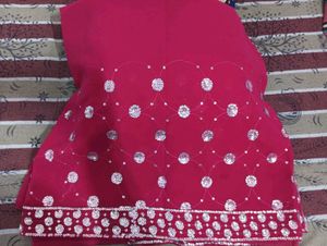 Pink Saree