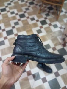 Men&#39;s Black Leather Boots