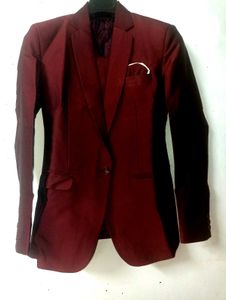 Maroon Suit & Blazer