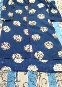 Kurti sleves designer shape fancy blue