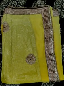 Beautiful Yellow Saree For Festive Season