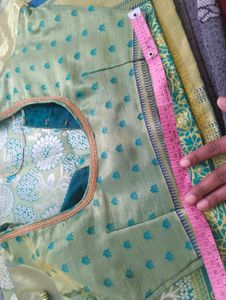 Green Banarasi Silk Saree