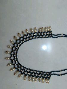 Beaded Pearl Necklace