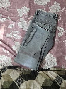 Gray Denim Jeans
