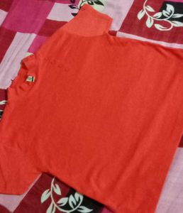Orange Crop Top