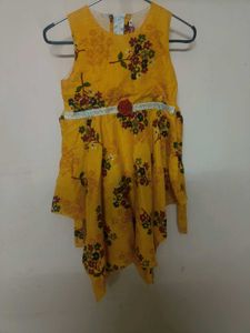 Yellow Floral Dress