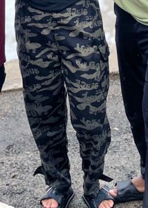 Camo Print Cargo Pants