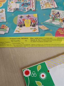 Funskool Pop Up Greeting Cards(3 cards unused)