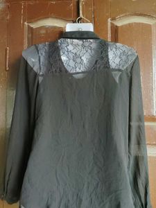 Black Transperent Tops