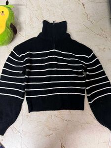 Striped Black Sweater