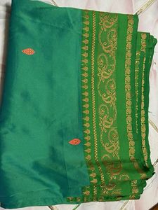 Green Ethnic saree good