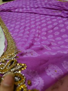 Levander Saree With Unstitched Blouse Piece
