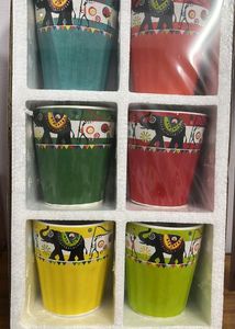 Tumbler Set Of 6 Ceramic