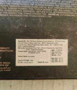 Huda Beauty Pretty Grunge palette