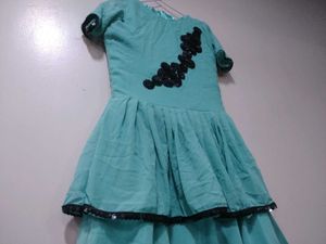 Cute Blue Party Dress