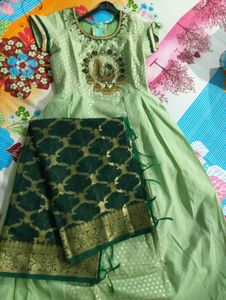 Anarkali With Dupatta