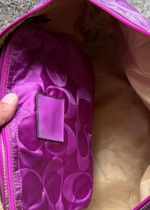 Coach Tote Hobo With Matching CoachMakeup Ki