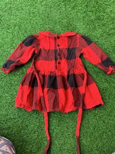 Set Of 2 Dress -light Green /red
