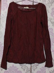 Maroon Top