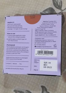 Plum Matte Talc Free Compact Spf15