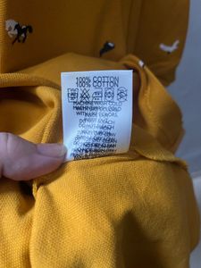 Us Polo Mustard Yellow New Tshirt