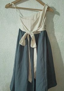 Cute Girls&#39; Party Dress with one shoulder