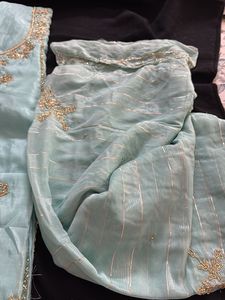 Elegant Embroidered suit material