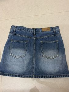 Denim Mini Skirt