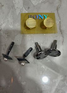 3 Pairs Of Cufflinks
