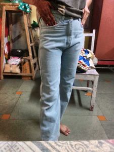 Light Wash Wide Leg Jeans
