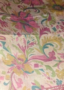 Flower Print Tusser Silk Saree