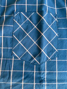 Checked Blue Shirt