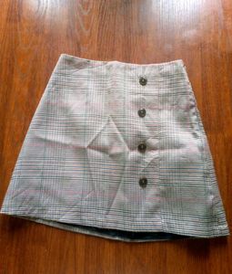 Checked Mini Skirt