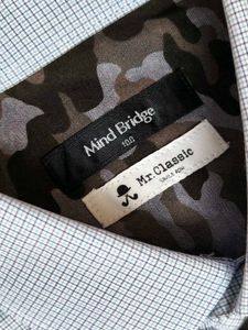 Mind Bridge Men Multicolored Checks Casual Shirt