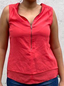 Max ❤️ Mock Neck High Low Top | Zipped
