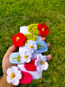 Crochet Hair Clips