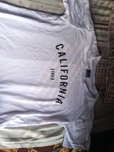 Crop White T Shirt
