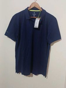 Van Heusen Flex Polo - Navy, Size L New With Tag