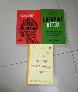 3 Self-Help Books: Stop Overthinking & Dopamine De