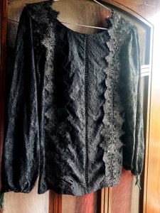 Black Lace Top
