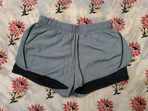 Grey Shorts And Tshirt Set