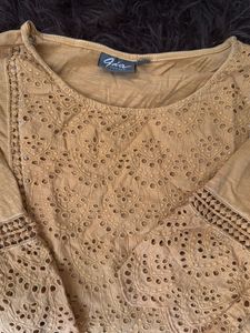 Gia Curves Westside Embroidered Top