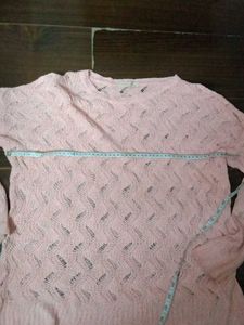 Light Pink Knit Sweater