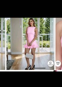 Shein New with tag - Pink Ruffle Mini Dress