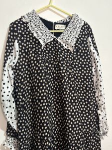 Charming Floral Dot Dress