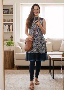 stylish kurta set  with leggings