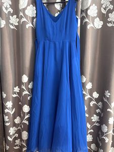 Elegant Blue Maxi Dress
